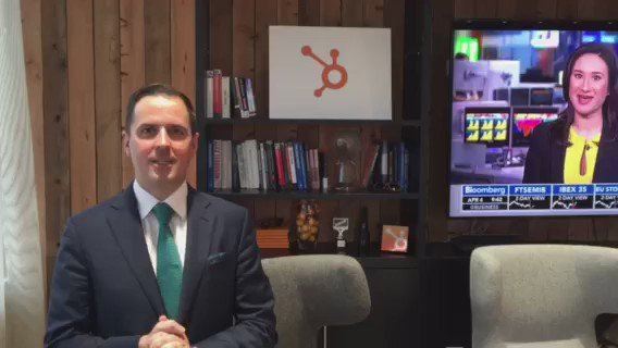CEO Martin Shanahan at Hubspot HQ.