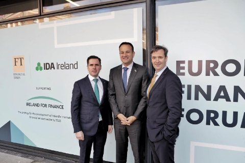 Taoiseach Opens European Financial Forum in Dublin Castle