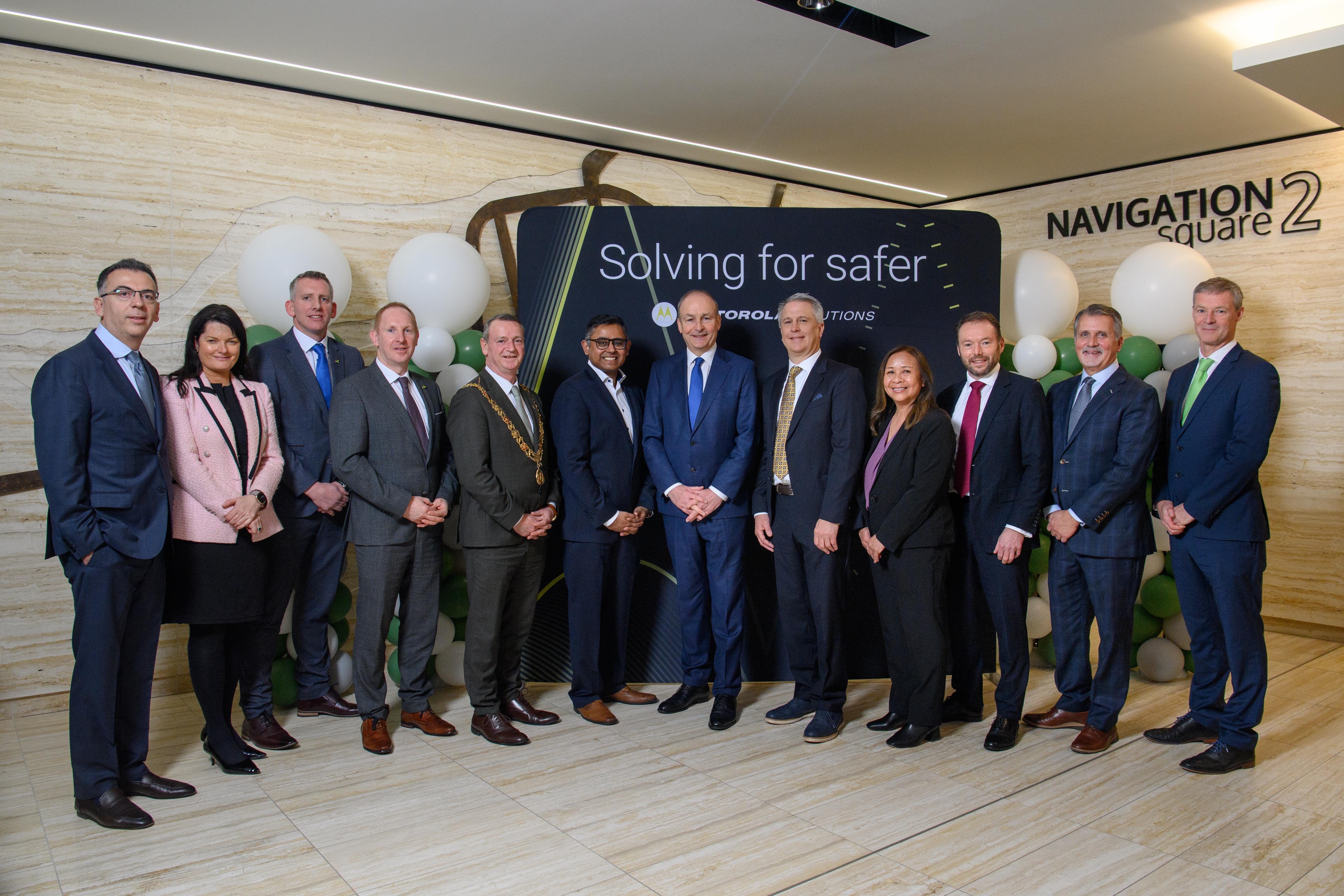 Taoiseach Micheál Martin Opens Motorola Solutions’ New Global R&D Centre in Cork