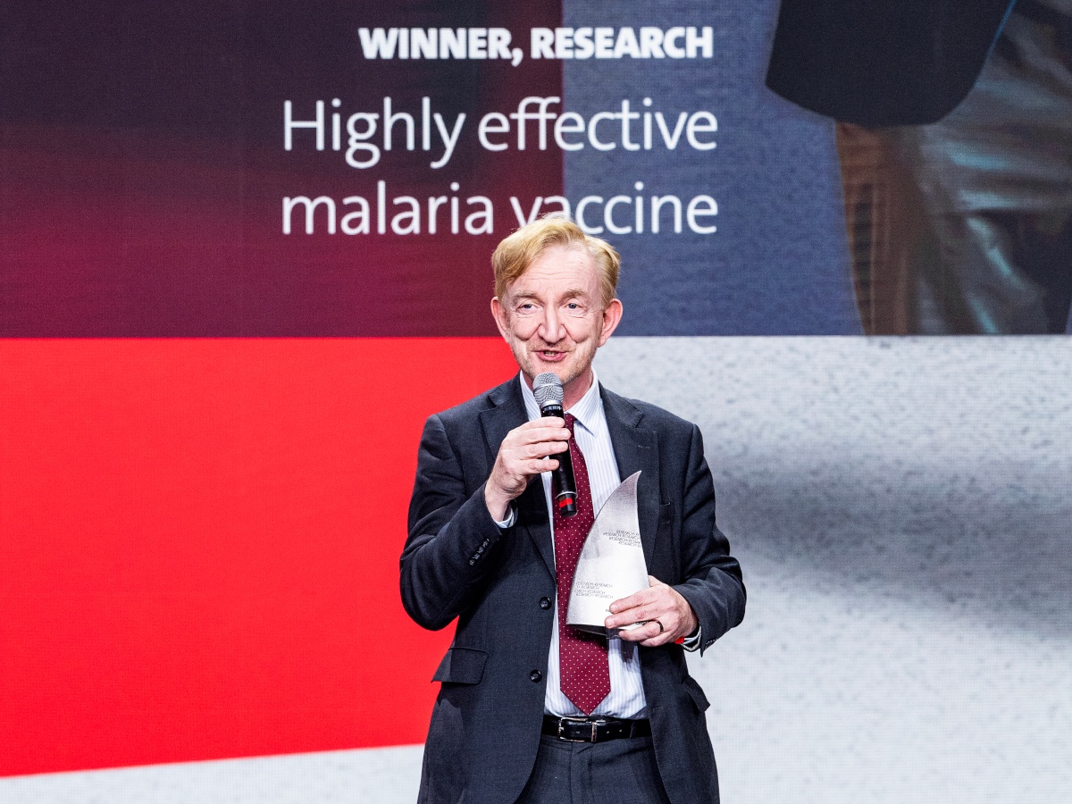 Irish developer of malaria vaccine wins European Inventor Award